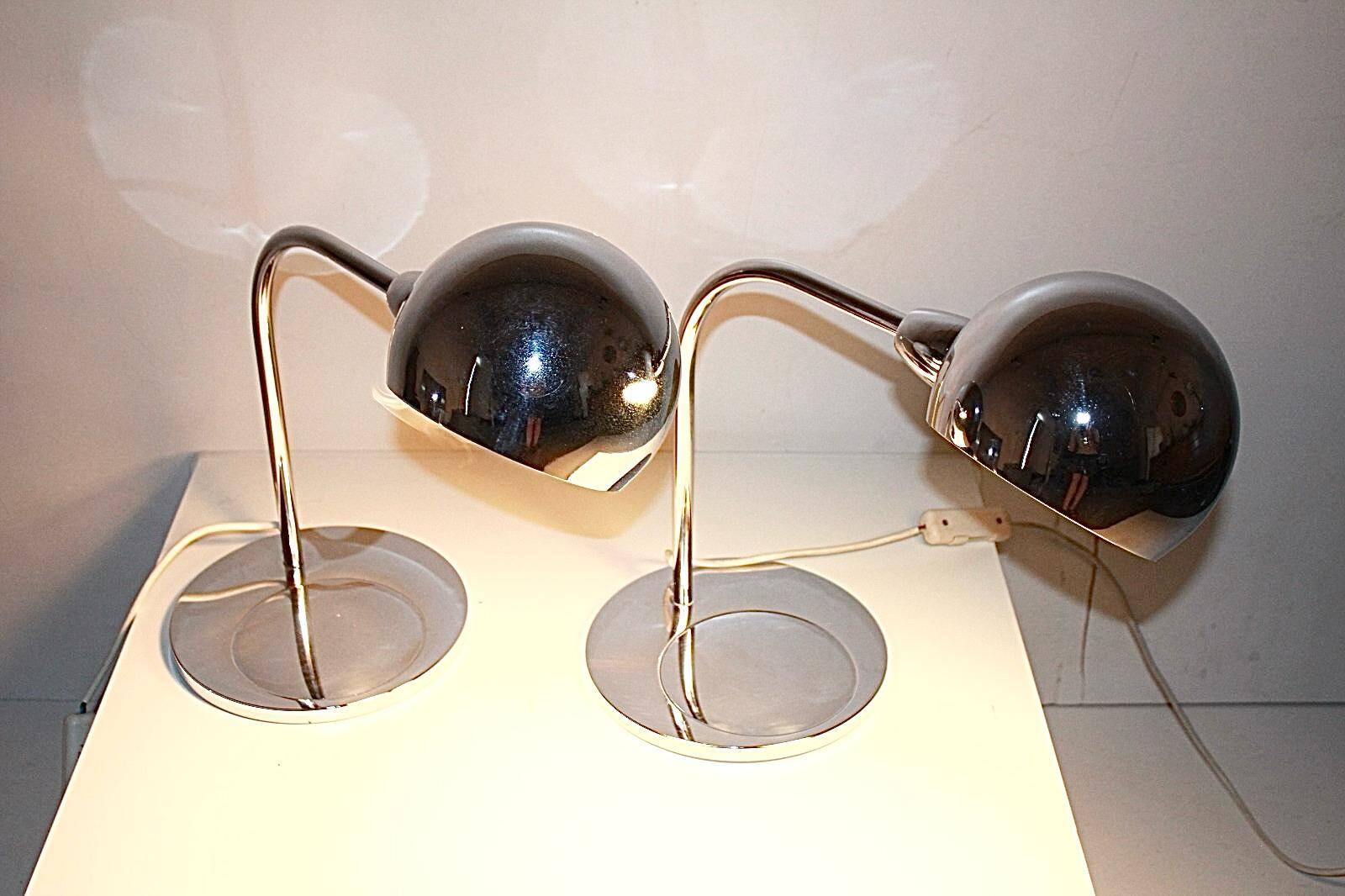 Industrial flexible steel table lamp,  Sergio Asti for Candle, Italy 1960 's