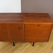 Small Enfilade Jacqueline Lecoq & Antoine Philippon in Vintage Mahogany 1960