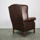 Contemporary Handmade Chesterfield Leather Wingback Armchair 2010s