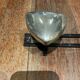 Iron wall coat rack with 4 golden triangle hooks vintage decoration