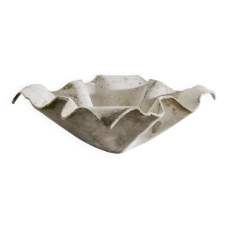 Oversized Mid Century Concrete Handkerchief Planter by Willy Guhl, 1950s