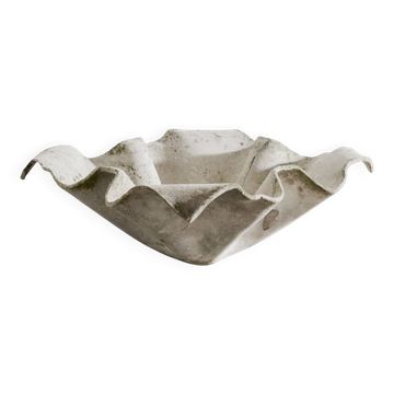 Oversized Mid Century Concrete Handkerchief Planter by Willy Guhl, 1950s