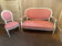 Sofa and chair set in Louis XVI style
