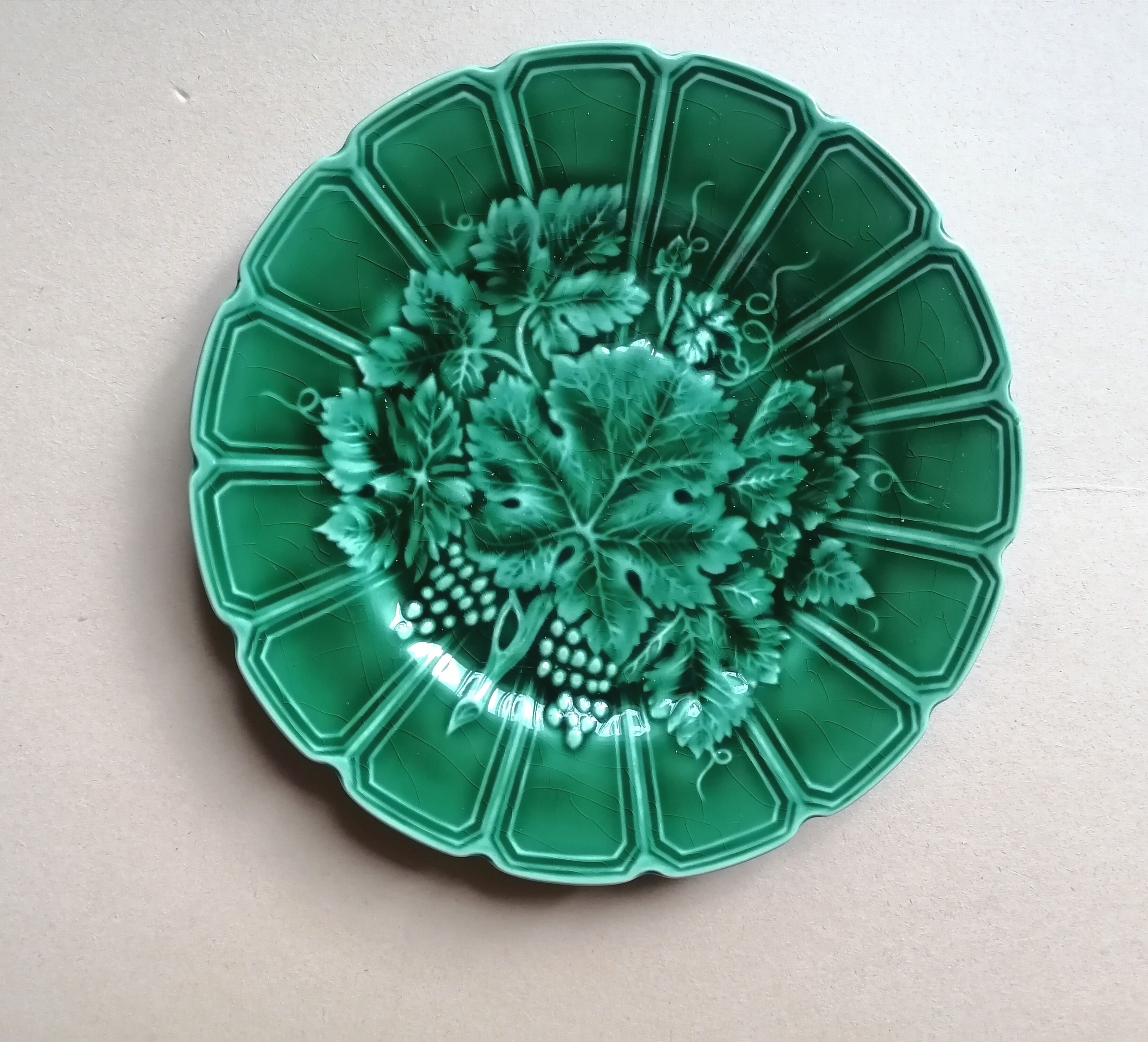 4 plates slurry dessert sarreguemines