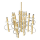 Sculptural chandelier by Gaetano Sciolari, 1970.