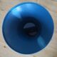 Stool style tam tam 80s plastic blue and white