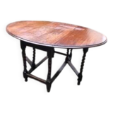 Oval folding English table