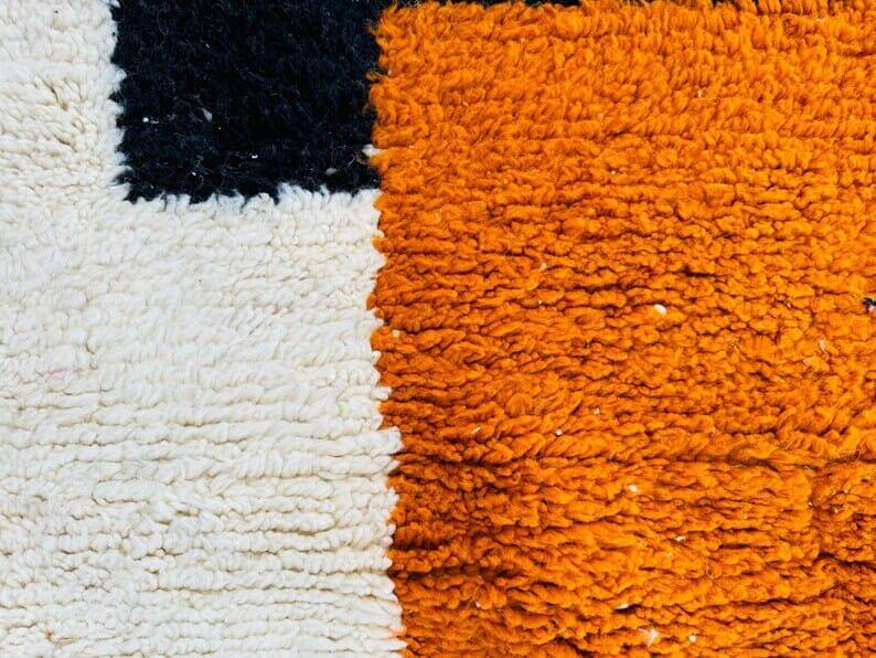 Tapis en laine pure fait main traditionnelle taille 150 x 250 cm