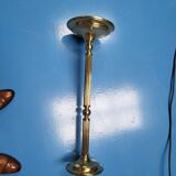 Varnished brass column