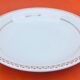 1950s Serving Dish Hollow Earthenware with Gold Frieze Decoration