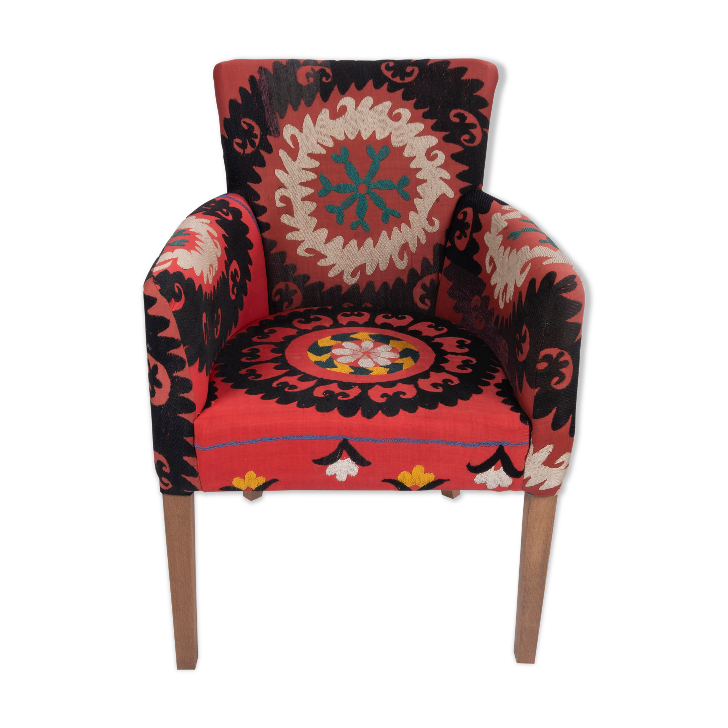 Unique Suzani Armchair Ethnic Bergere