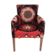 Fauteuil ethnic bergere