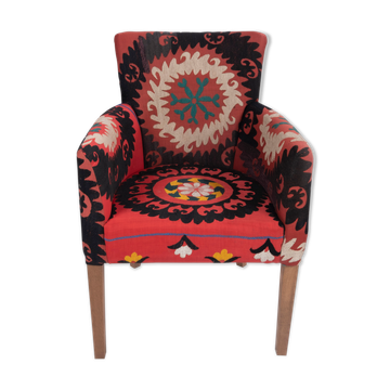 Fauteuil ethnic bergere