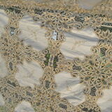 Hand embroidery tablecloth 170x260 + 12 matching towels