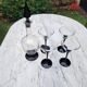 4 verres à cocktail et carafe assortie