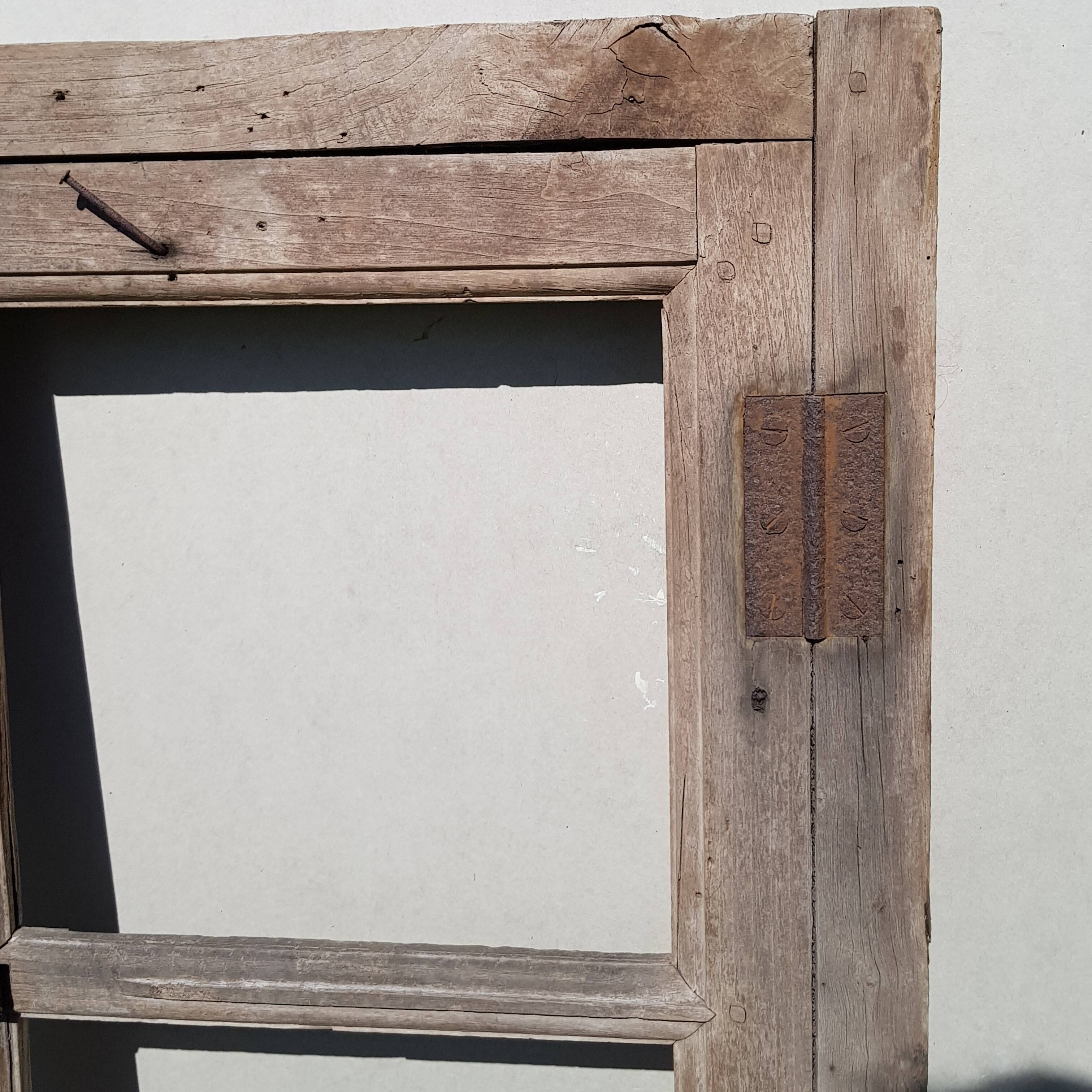 Old window H68xl42cm