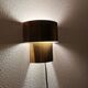 80s metal wall lamp