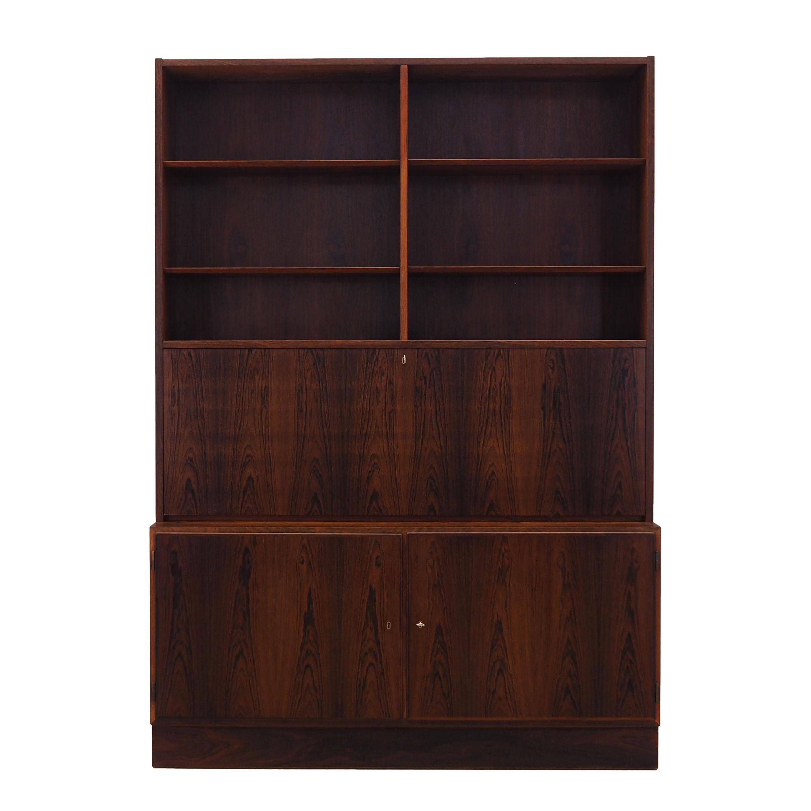 Rosewood bookcase, Danish design, 1970s, designer: Carlo Jensen, production