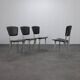 Set of 4 T38 dining chairs by Studio Archirivolto for Fasem, Italy, 1980s