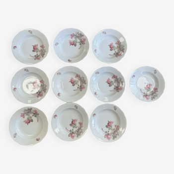 Flower soup plates