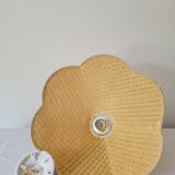 Rattan flower suspension