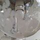 Large Italian Mid Century  Chandelier Pendant Murano Glass