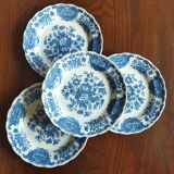 4 Ridgway "Windsor" English dessert plates