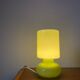 Blown glass mushroom lamp