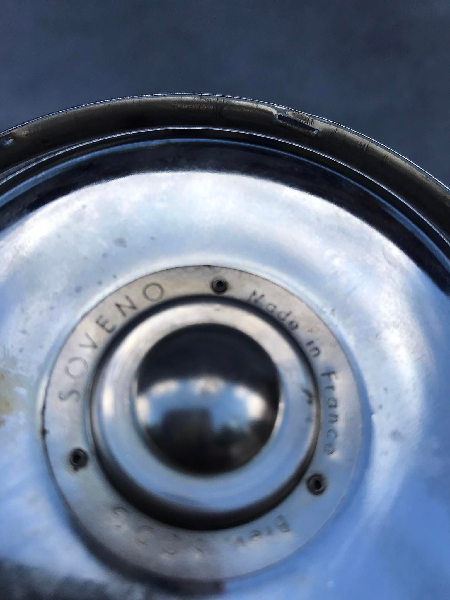 Ashtray with saucer, Made in France, 1970s