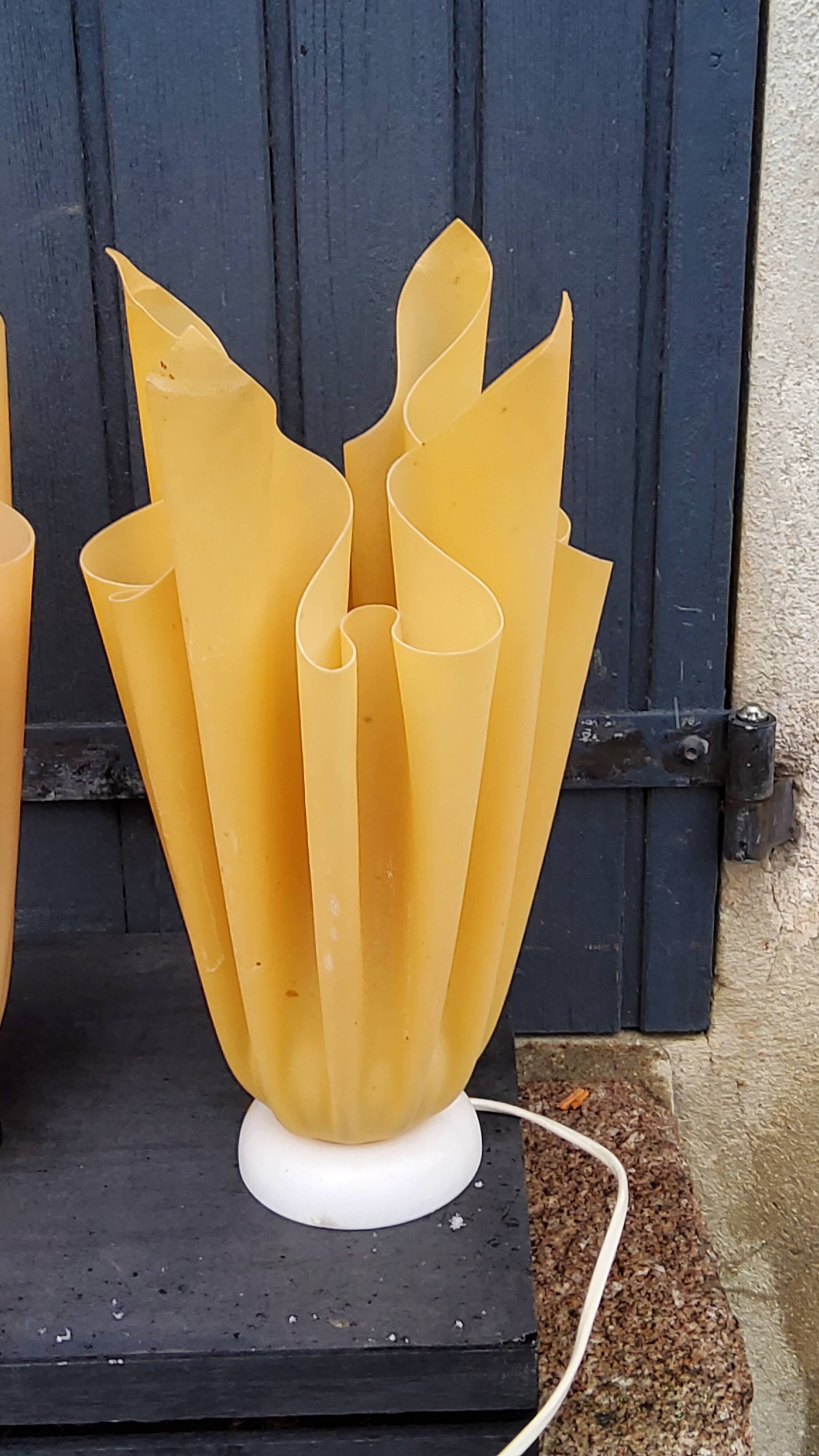 Pair of Ophelie designer lamps by Georgia Jacob