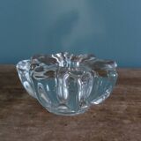 Star or flower candle holder in glass or crystal