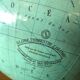 Vintage globe globe map