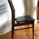 Series of four Scandinavian ash chairs