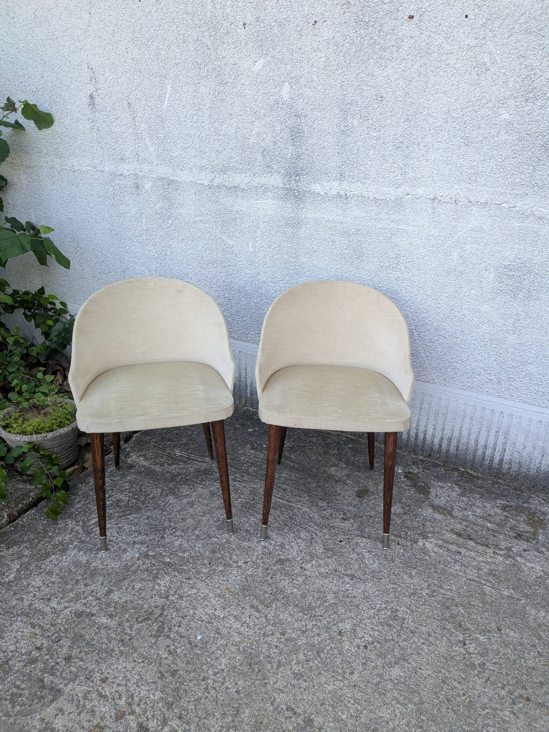 Pair of cocktail chairs