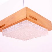 Eastern Bloc Brutalist Pendant Lamp, 1970s, Czechoslovakia