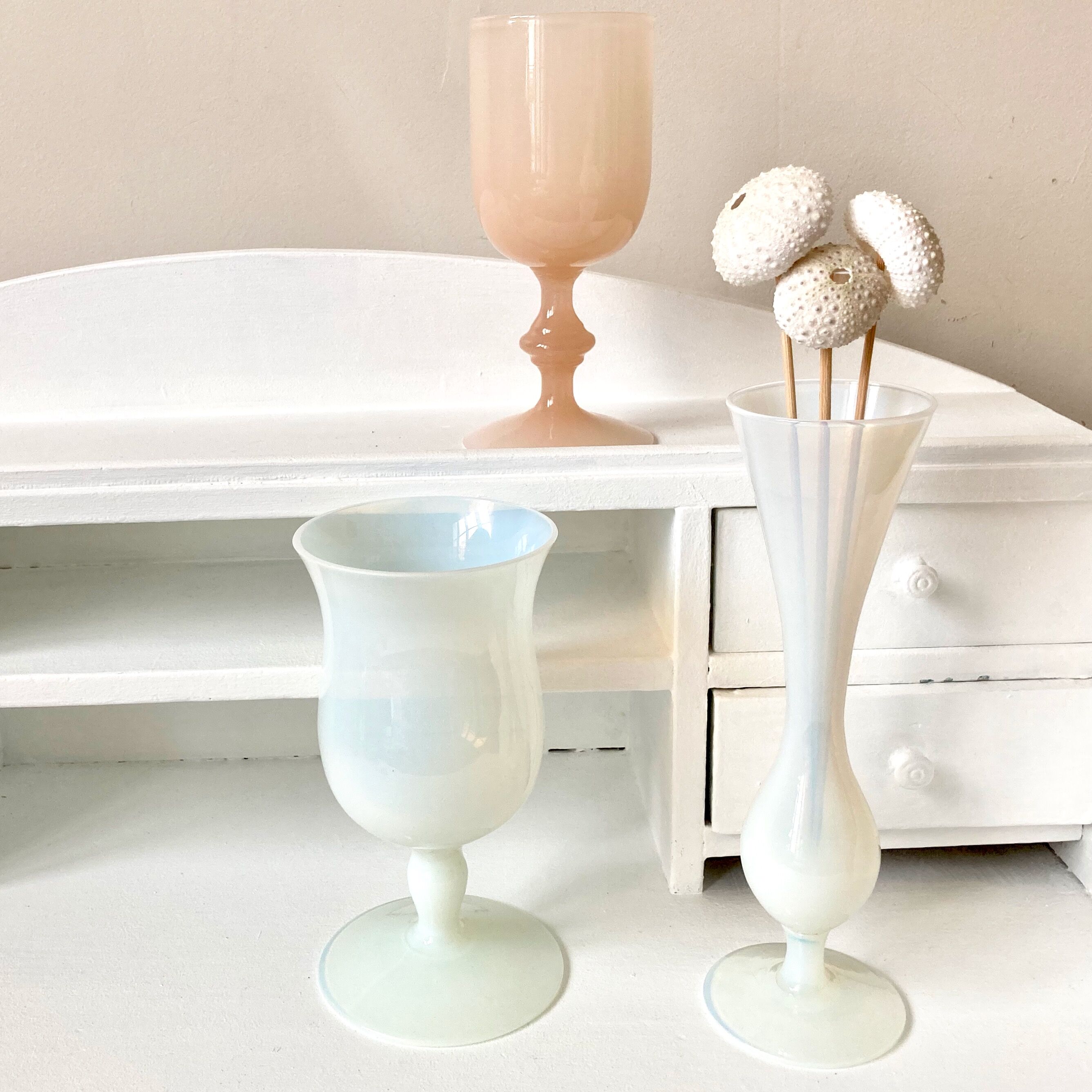 Vase en opaline