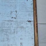 Antique mirror in a gilded wooden frame in the Louis XVI style, 19th century, 62x78 cm.