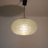 Suspension en verre des années 1960 par Doria Leuchten, Allemagne