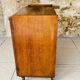 Vintage storage furniture in flame-figured oak, by Gillard Bourdin, circa 196.