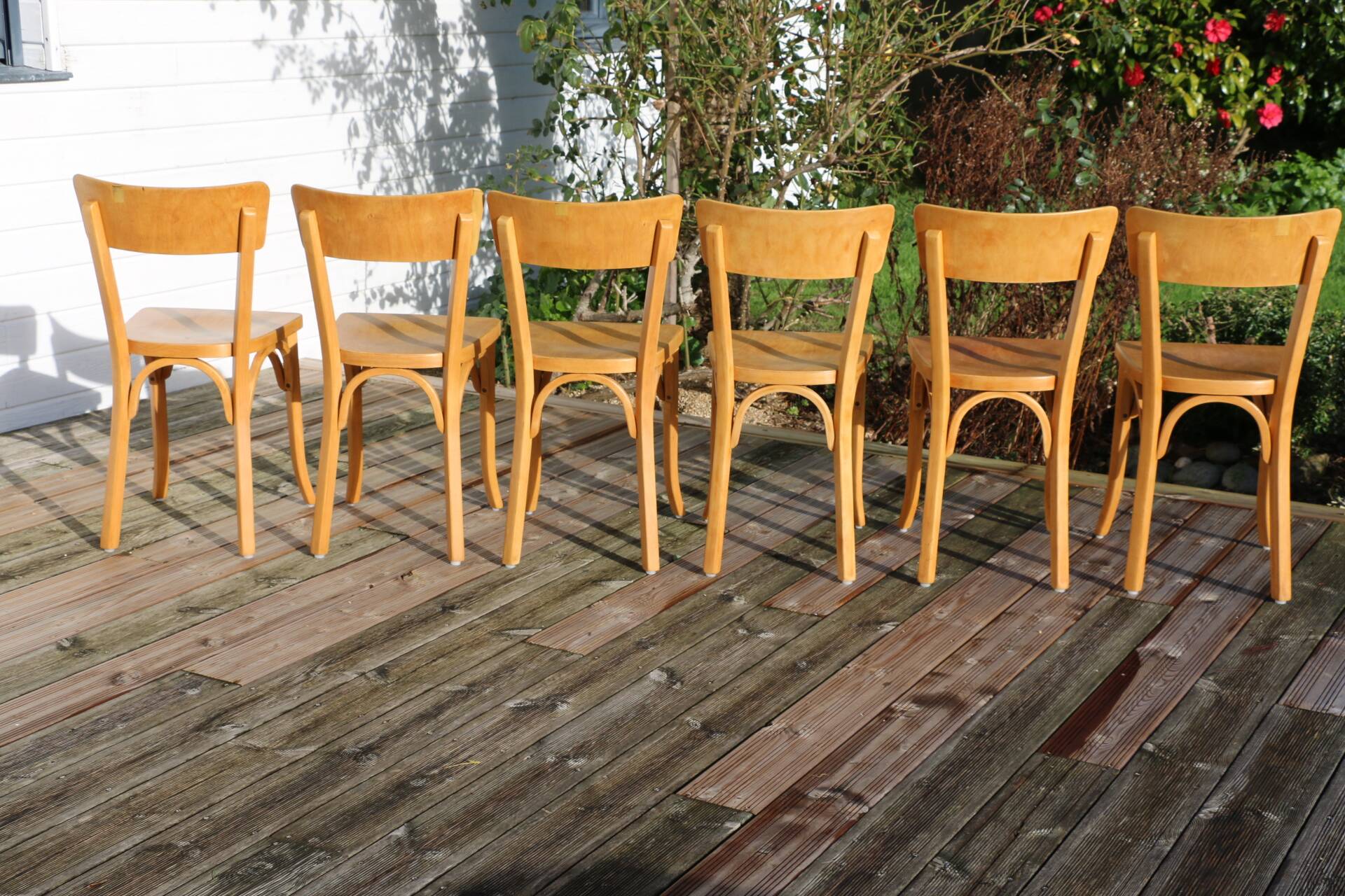 Set of 6 Baumann chairs No. 24
