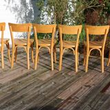 Set of 6 Baumann chairs No. 24