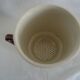 Vintage brown glazed ceramic teapot or herbal teapot