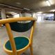 set of 4 chairs bistro Baumann model "Pollen café" design Pagnon / Pelhaître 1997