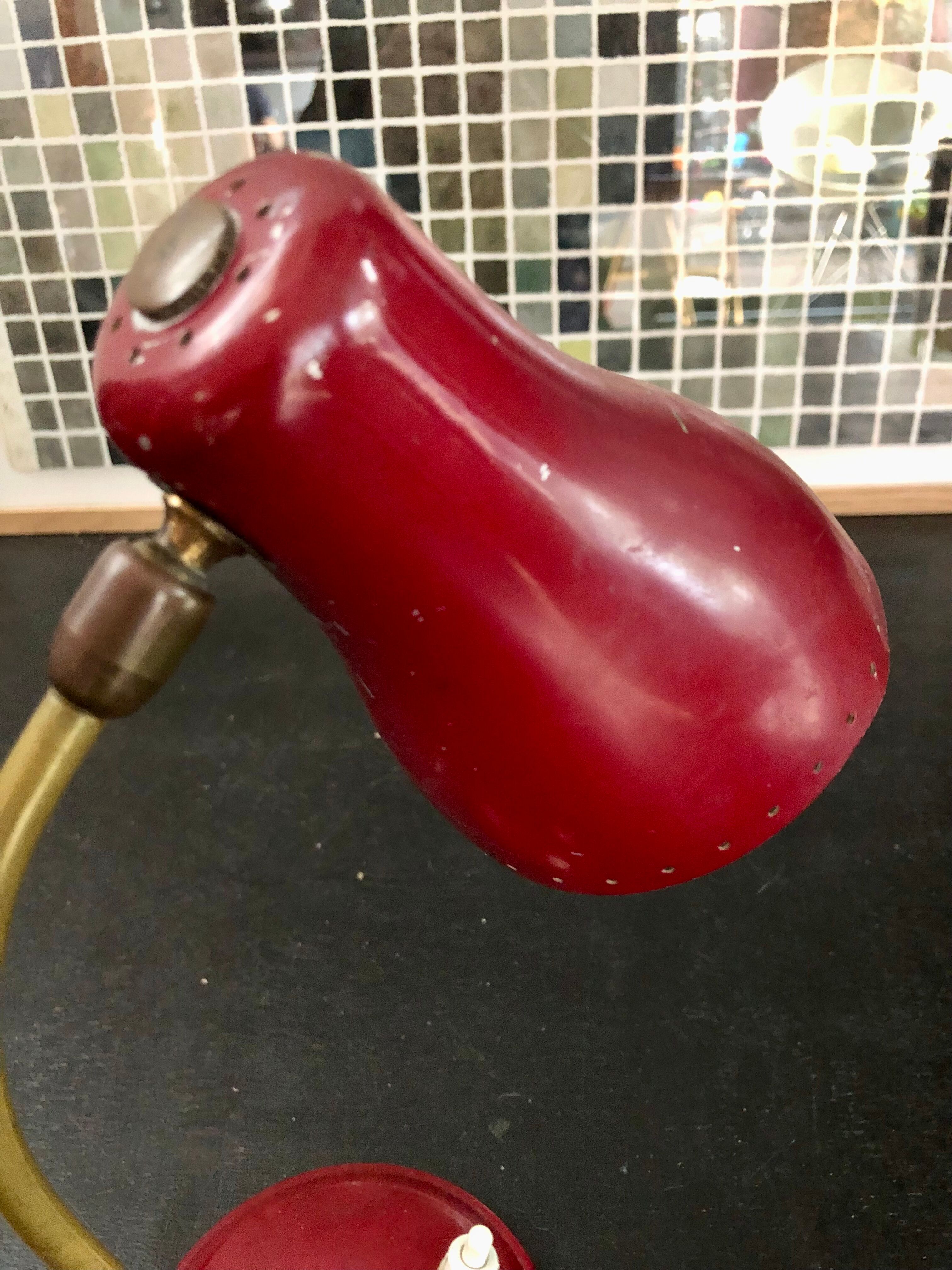 Lamp casserole burgundy