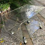 Plexiglas coffee table