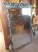 Large mirror - trumeau with a wooden frame imitating marble - 20th century