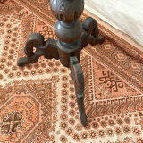 Old tripod side table with drawer