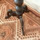 Ancienne Table d’appoint tripode avec tiroir