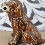 Statue chien en céramique