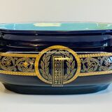 Sarreguemines ceramic planter